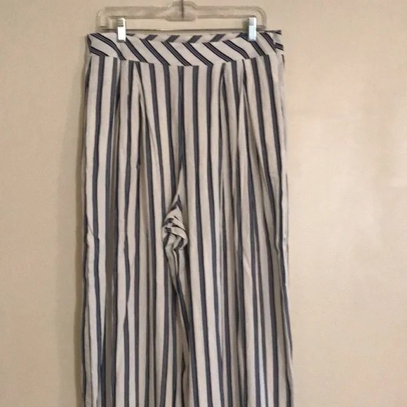 Free People Tuxedo Stripe Pant/Top Suit - L - Picture 5 of 12